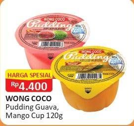 Promo Harga Wong Coco Pudding Guava Puree, Mango Puree 120 gr - Alfamart