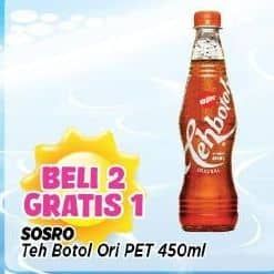 Promo Harga Sosro Teh Botol Original 450 ml - Alfamart