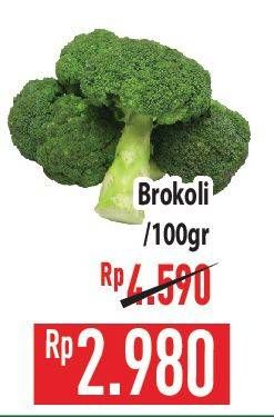 Promo Harga Brokoli per 100 gr - Hypermart