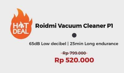 Promo Harga XIAOMI Roidmi Cordless Vacuum Cleaner P1  - Erafone