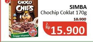 Promo Harga SIMBA Cereal Choco Chips Coklat 170 gr - Alfamidi