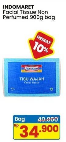 Promo Harga Indomaret Facial Tissue Non Perfumed 900 gr - Indomaret