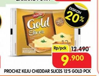 Promo Harga Prochiz Gold Slices 156 gr - Superindo