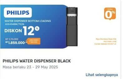 Promo Harga Philips ADD-4948BK/70  - Electronic City