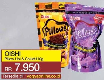 Promo Harga OISHI Pillows Ubi, Coklat 110 gr - Yogya