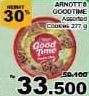 Promo Harga GOOD TIME Cookies Chocochips 277 gr - Giant