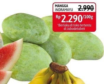 Promo Harga Mangga Indramayu per 100 gr - Alfamidi