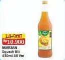 Promo Harga Marjan Syrup Squash All Variants 450 ml - Alfamart