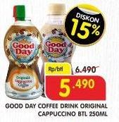 Promo Harga Good Day Coffee Drink Cappucino 250 ml - Superindo