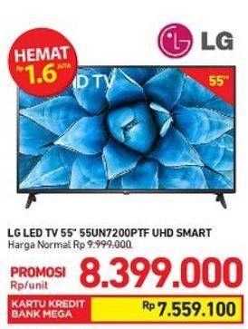 Promo Harga LG 55UN7200PTF 4K Smart UHD TV 1 pcs - Carrefour