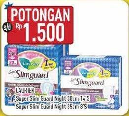 Promo Harga LAURIER Super Slimguard Night  - Hypermart