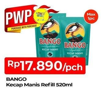 Promo Harga BANGO Kecap Manis 520 ml - TIP TOP