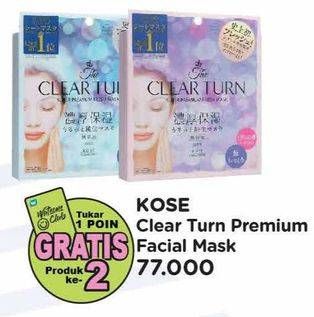 Promo Harga Kose Clear Turn Premium Fresh Mask 27 ml - Watsons
