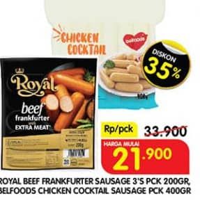 Promo Harga Belfoods/Belfoods Royal Sausage  - Superindo