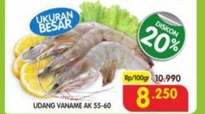 Promo Harga Udang Vanamae AK55-60 100 gr - Superindo