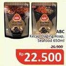 Promo Harga ABC Kecap Daging Asap, Seafood 650 mL  - Alfamidi