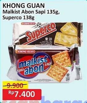 Promo Harga Khong Guan Superco/Malkist   - Alfamart