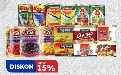 Promo Harga Maya/Del Monte/ABC/SW/Pronas Makanan Kaleng  - Carrefour