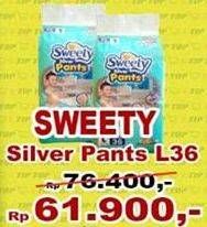 Promo Harga SWEETY Silver Pants L36  - TIP TOP