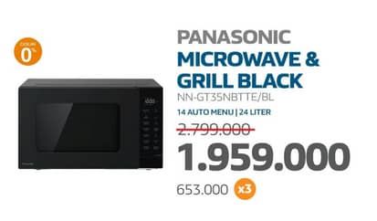 Promo Harga Panasonic Grill NN-GT35NBTTE - Microwave  - Electronic City