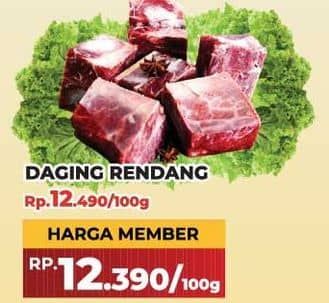 Promo Harga Daging Rendang Sapi per 100 gr - Yogya