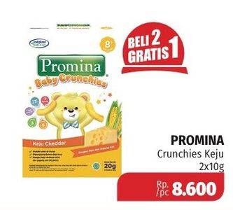 Promo Harga PROMINA 8+ Baby Crunchies 2 pcs - Lotte Grosir