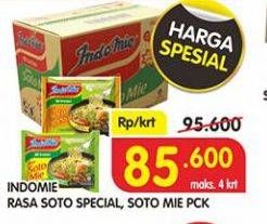 Promo Harga INDOMIE Mi Kuah Soto Mie, Soto Spesial per 40 pcs - Superindo