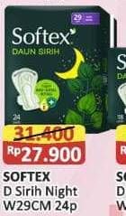 Promo Harga Softex Daun Sirih 29cm 24 pcs - Alfamart