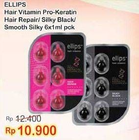 Promo Harga ELLIPS Hair Vitamin Smooth Silky, Smooth Shiny 6 pcs - Indomaret
