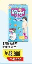 Promo Harga Baby Happy Body Fit Pants XL26 26 pcs - Alfamart