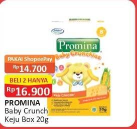 Promo Harga Promina 8+ Baby Crunchies Keju 20 gr - Alfamart