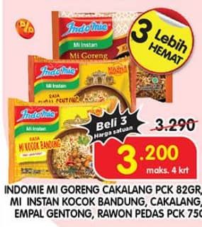 Promo Harga Indomie Mie Goreng/Kuah  - Superindo