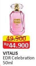 Promo Harga VITALIS Eau De Toilette Royale Celebration 50 ml - Alfamart