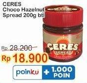 Promo Harga CERES Choco Spread Choco Hazelnut 200 gr - Indomaret