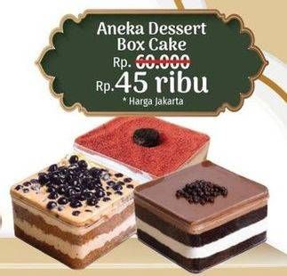Promo Harga Aneka Dessert Box  - LotteMart