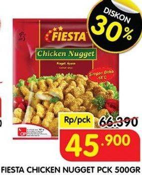 Promo Harga FIESTA Naget Chicken Nugget 500 gr - Superindo