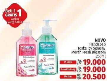 Promo Harga NUVO Hand Soap Fresh Blossom, Icy Splash 250 ml - LotteMart