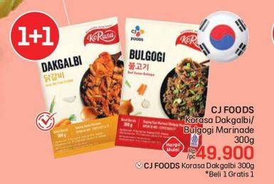 Promo Harga Korasa Chicken Dakgalbi, Bulgogi 300 gr - LotteMart