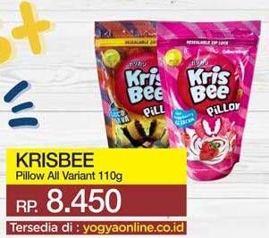 Promo Harga KRISBEE Pillow Choco Lava, Strawberry Ice Cream 120 gr - Yogya