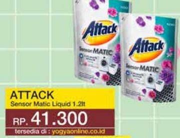 Attack Sensor Matic Detergent Liquid
