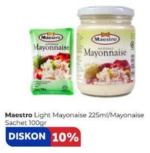 Promo Harga Maestro Mayonnaise Original/Light  - Carrefour