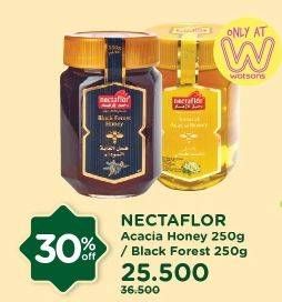 Promo Harga NECTAFLOR Honey Acacia, Black Forest 250 gr - Watsons