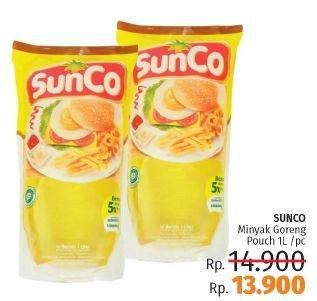 Promo Harga SUNCO Minyak Goreng 1 ltr - LotteMart