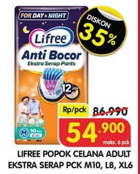 Lifree Popok Celana Ekstra Serap