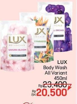 Promo Harga LUX Botanicals Body Wash All Variants 450 ml - LotteMart