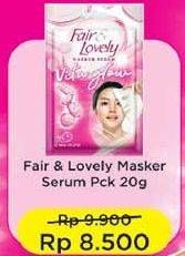 Promo Harga GLOW & LOVELY (FAIR & LOVELY) Serum Sheet Mask 20 gr - Indomaret