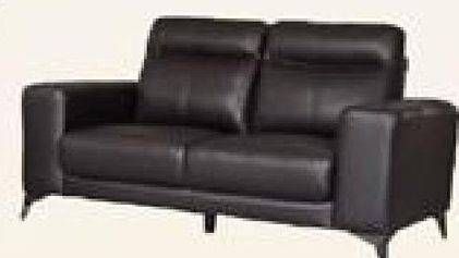 Promo Harga LEATHER Rilley Sofa 2 Seat Brown  - Carrefour