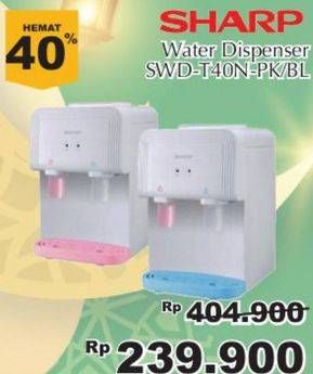 Promo Harga SHARP SWD-T40N | Water Dispenser BL, PK  - Giant