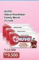 Promo Harga NUVO Family Bar Soap Total Protect per 3 pcs 110 gr - Indomaret