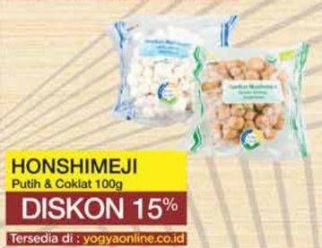 Promo Harga Jamur Honshimeji Cokelat, Putih 100 gr - Yogya